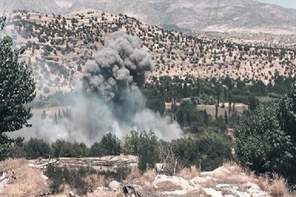 استهداف قاعدة زليكان التركية شمالي العراق