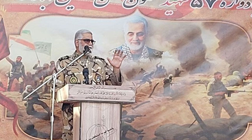 قائد بالجيش الايراني : هدفنا رفع المستوى الدفاعي للرد الحاسم على أي تهديد