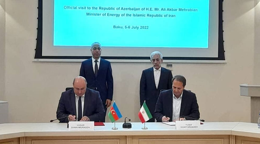 إيران وأذربيجان توقعان بروتوكولاً للإسراع في بناء سدي "خدا آفرين" و"قيز قلعة سي"