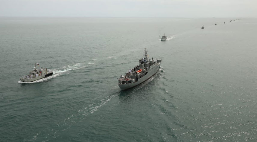 البحرية الايرانية تختتم مناورتها الموسومة بـ "تدريبات الأمن المستديم 2022"