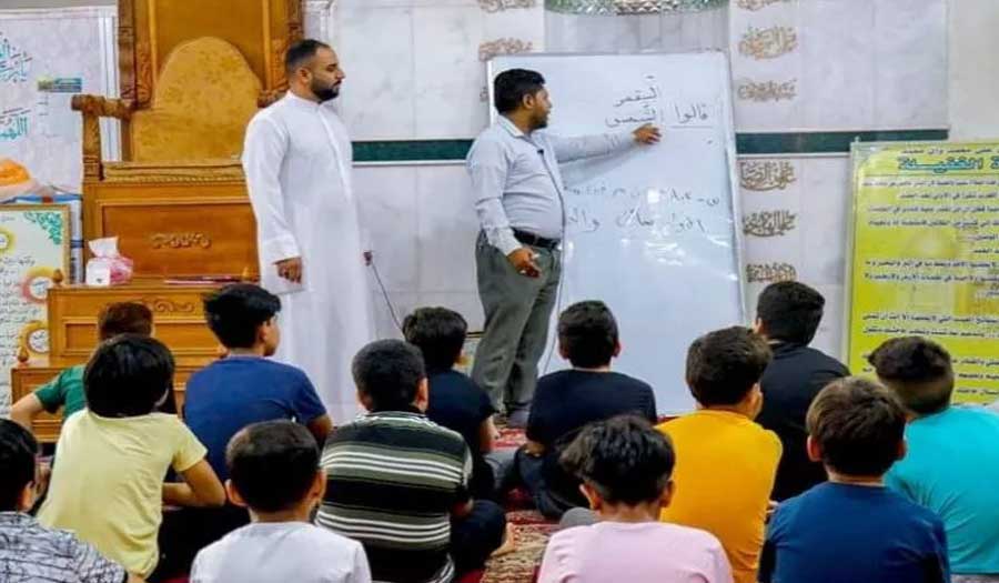 معهد القرآن الكريم في النجف يقيم دورة لتعليم قواعد القراءة الصحيحة