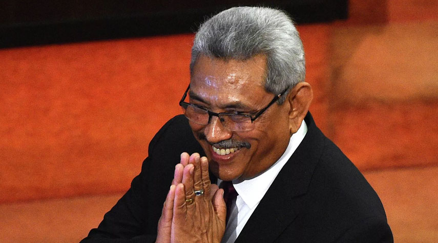 البرلمان السريلانكي يعلن قبول استقالة راجاباكسا