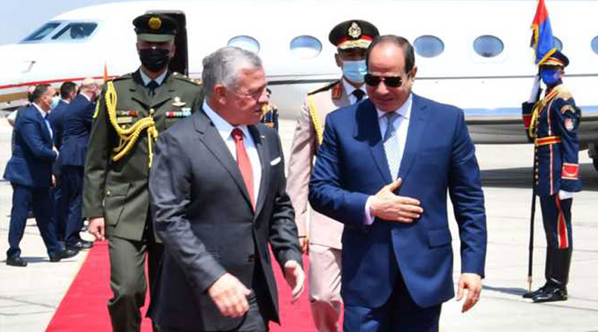 الرئيس المصري وملك الاردن يتوجهان إلى السعودية