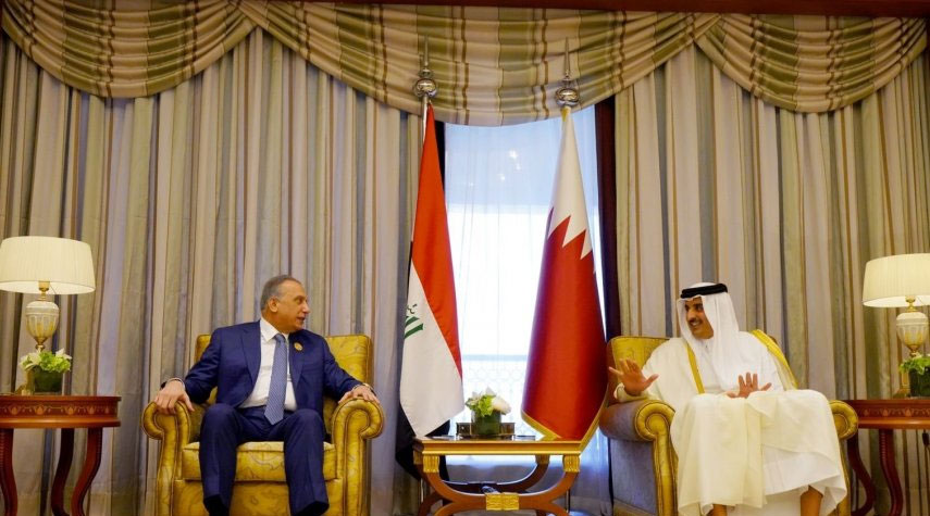 رئيس الوزراء العراقي يبحث مع أمير قطر تعزيز التعاون في مجال الطاقة والغاز