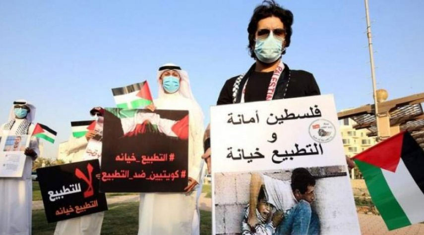 تظاهرات في الكويت تنديداً بزيارة بايدن ورفضاً للتطبيع