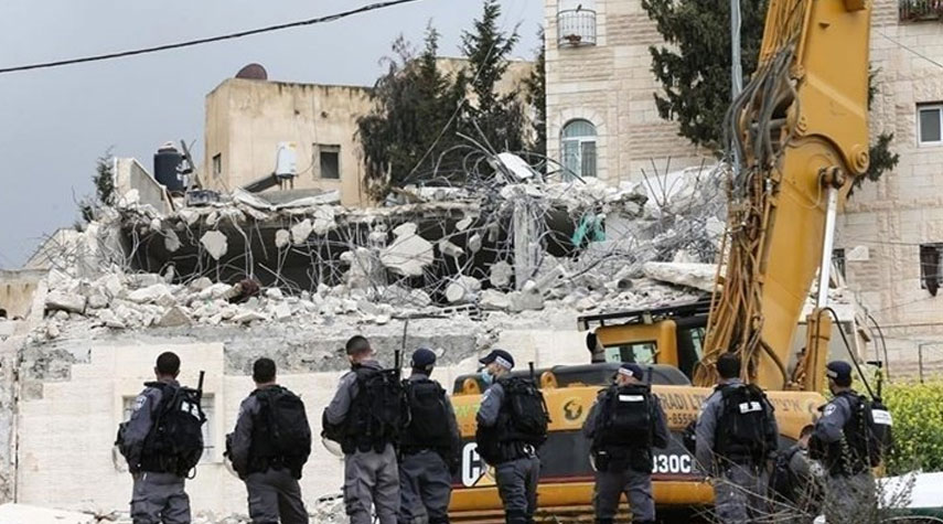 مركز فلسطين : هدم 6 منازل لعائلات أسرى خلال ستة اشهر الماضية