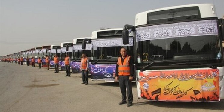 مسؤول محلي: نقل زوار الاربعينية الى مهران بحاجة لنحو 6 آلاف حافلة