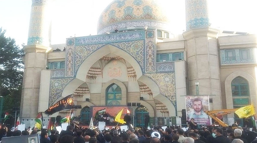طهران تشهد تظاهرة مناهضة للصهيونية في ساحة فلسطين وسط العاصمة 