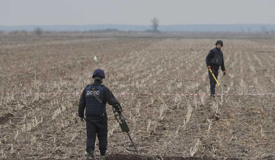 الولايات المتحدة ستنفق 89 مليون دولار لإزالة الألغام في أوكرانيا