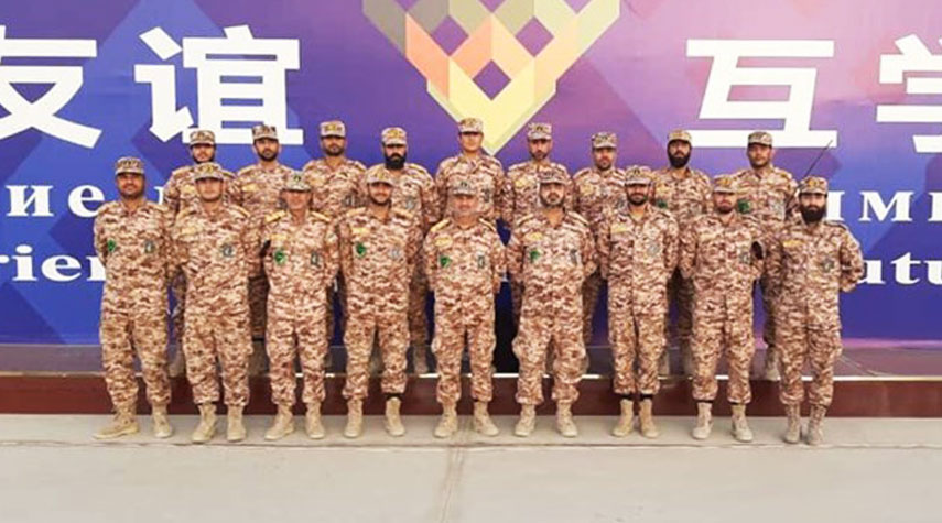 فريق ايراني يصل الى الصين للمشاركة في مسابقة عسكرية