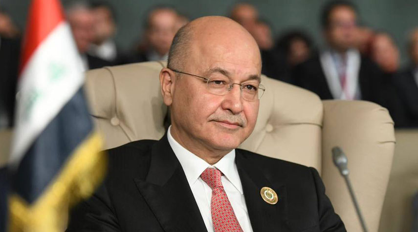 الرئيس العراقي يدعو للاستنفار لإنقاذ العالقين في 