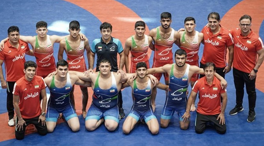 إيران تفوز باقتدار في بطولة شباب العالم للمصارعة الرومانية