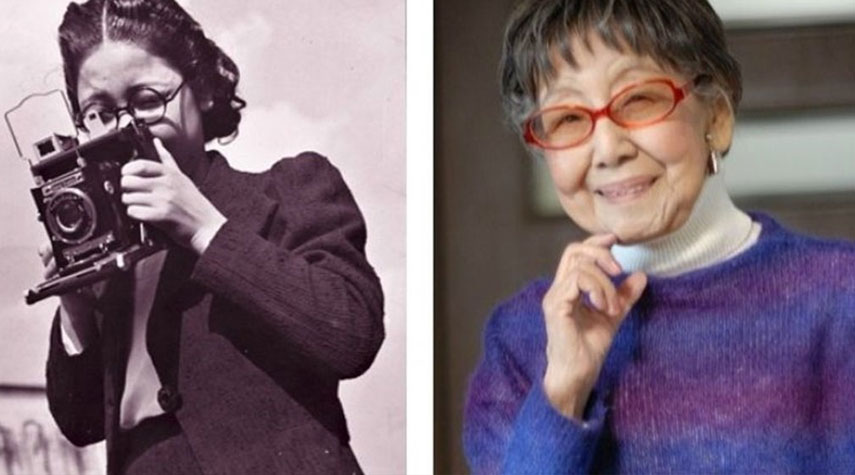 وفاة أول مصورة صحفية يابانية عن 107 أعوام + صور