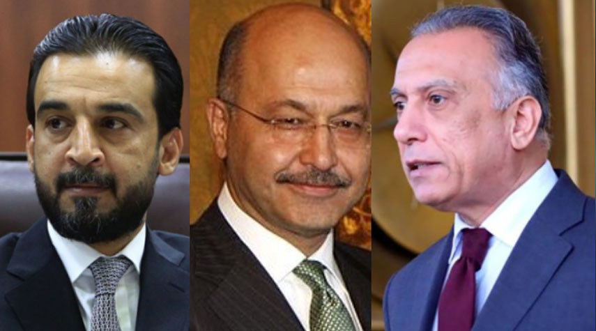 الرؤساء الثلاثة يدعون لتجاوز الأزمة السياسية في العراق