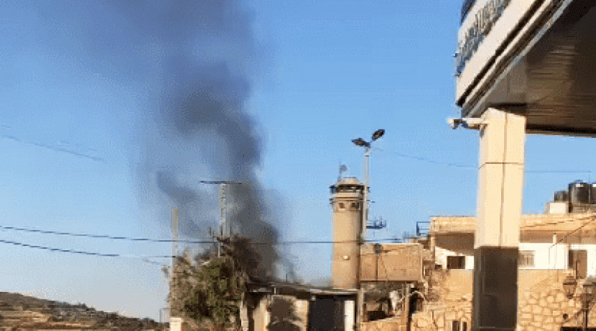 إصابات بين جنود الاحتلال بعد إحراق برج عسكري