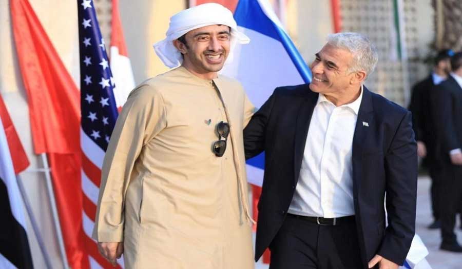 في زيارة رسمية.. وزير خارجية الإمارات يصل تل أبيب 