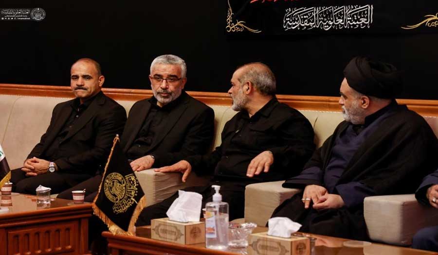 وزير الداخلية الإيراني يتشرف بزيارة مرقد أمير المؤمنين (ع)
