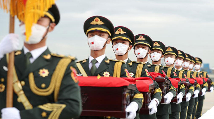 كوريا الجنوبية تعيد رفات جنود صينيين قتلوا بالحرب الكورية