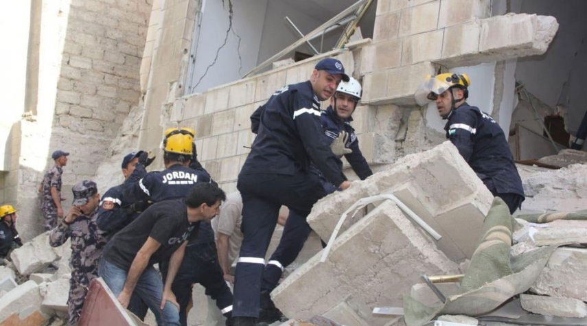 ارتفاع حصيلة انهيار مبنى في العاصمة الأردنية إلى 14 قتيلاً