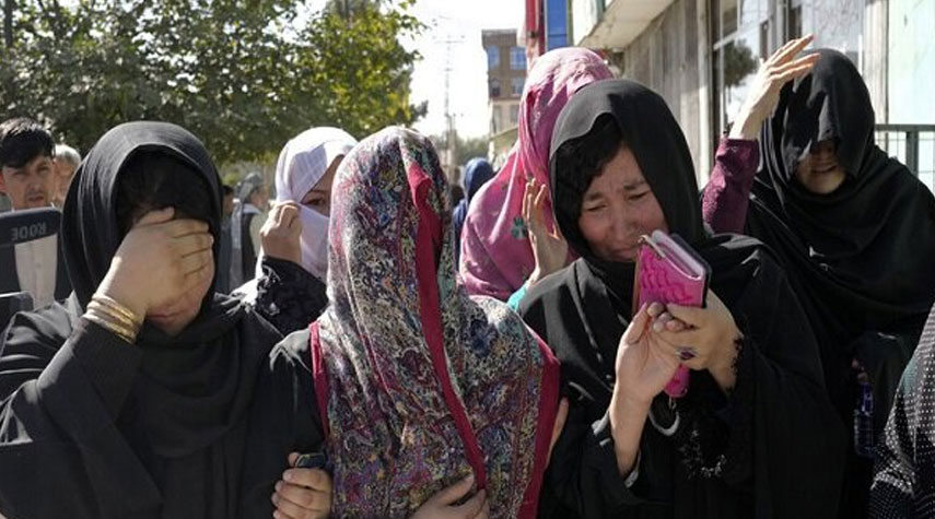 أفغانيات يتظاهرن ضد إبادة الهزارة في كابل