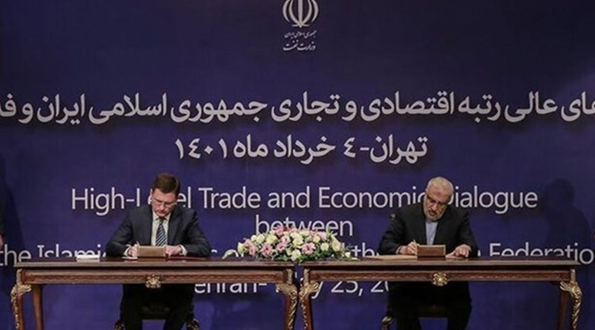 روسيا وإيران.. توقيع اتفاقية تبادل إمدادات النفط والغاز