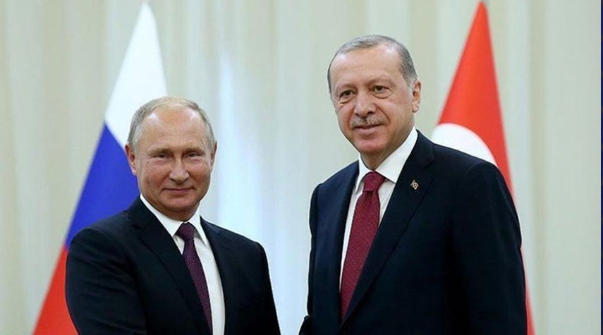 بوتين وأردوغان يبحثان هاتفياً علاقات البلدين والأزمة في أوكرانيا