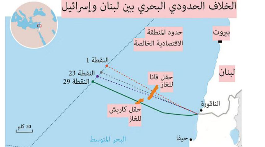 تفاصيل اتفاق ترسيم الحدود البحرية بين لبنان والاحتلال
