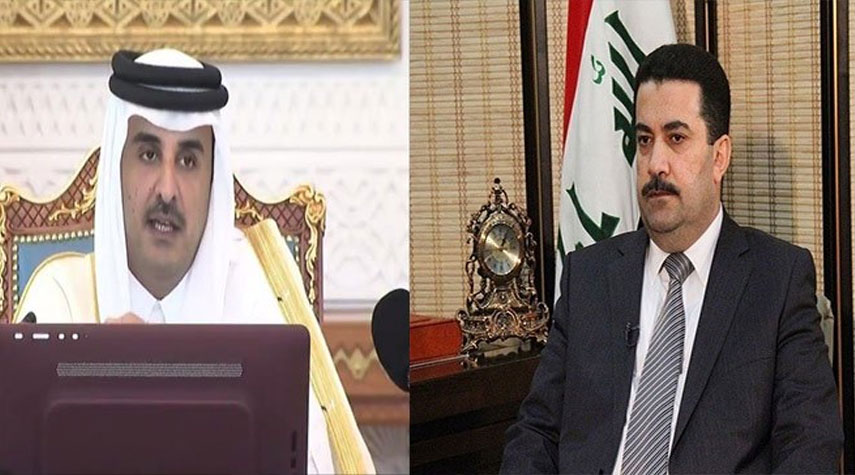 رئيس الوزراء العراقي المكلف يتلقى اتصالا هاتفيا من امير قطر