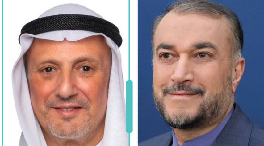 عبد اللهيان يهنئ وزير الخارجية الكويتي الجديد