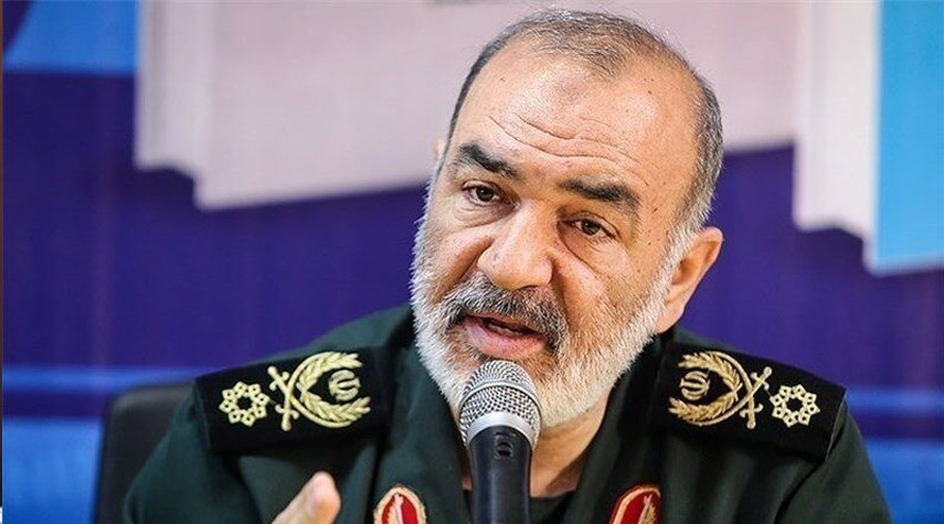 قائد حرس الثورة : الشعب الايراني لن يترك معسكر الشيطان دون عقاب