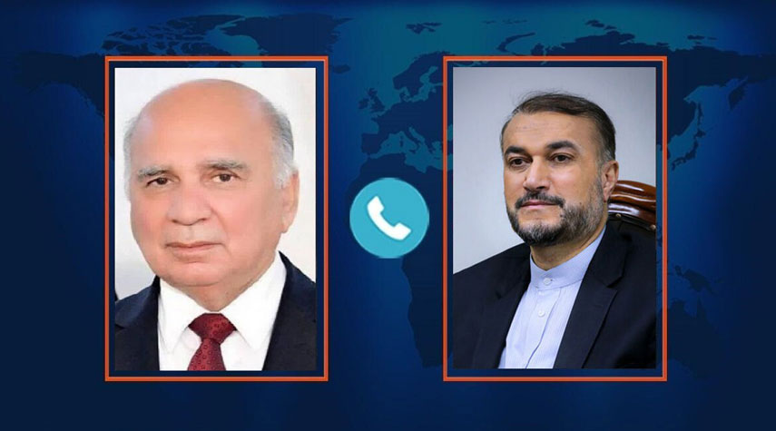 وزير الخارجية الإيراني يهنئ نظيره العراقي لإعادة انتخابه