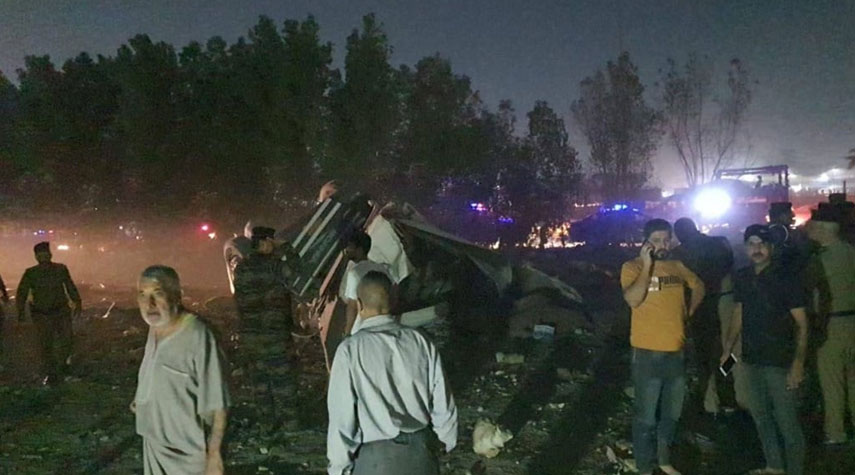 ارتفاع حصيلة انفجار صهريج شرقي بغداد الى 9 ضحايا و12 جريحاً