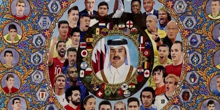 حياكة سجادة إيرانية لمونديال قطر