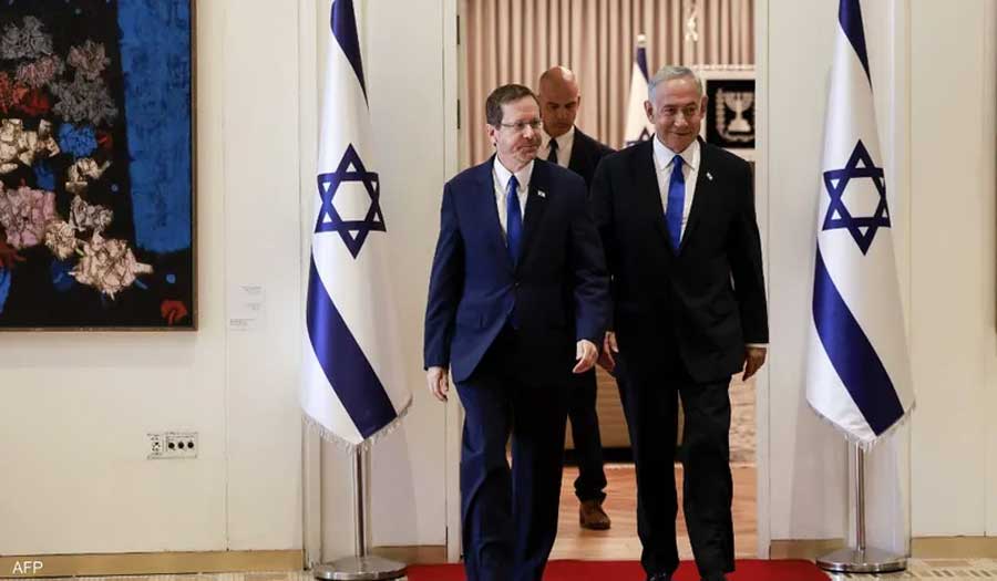 الرئيس الإسرائيلي يكلف نتنياهو بتشكيل الحكومة