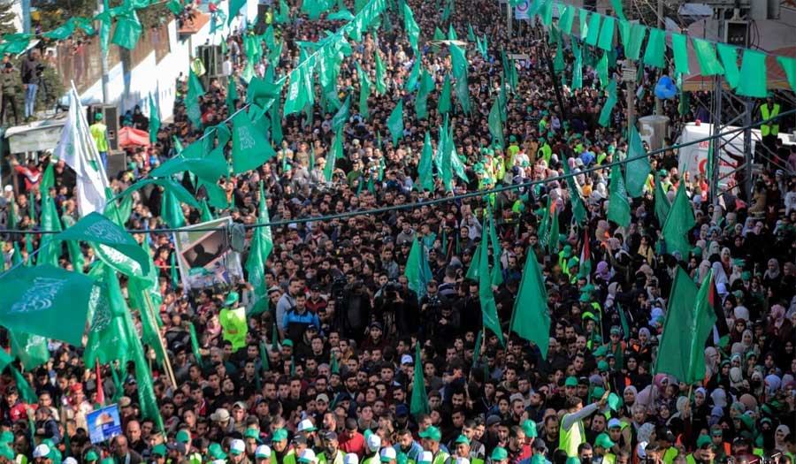 حماس ستحيي ذكرى انطلاقتها الـ35 بمهرجان مركزي