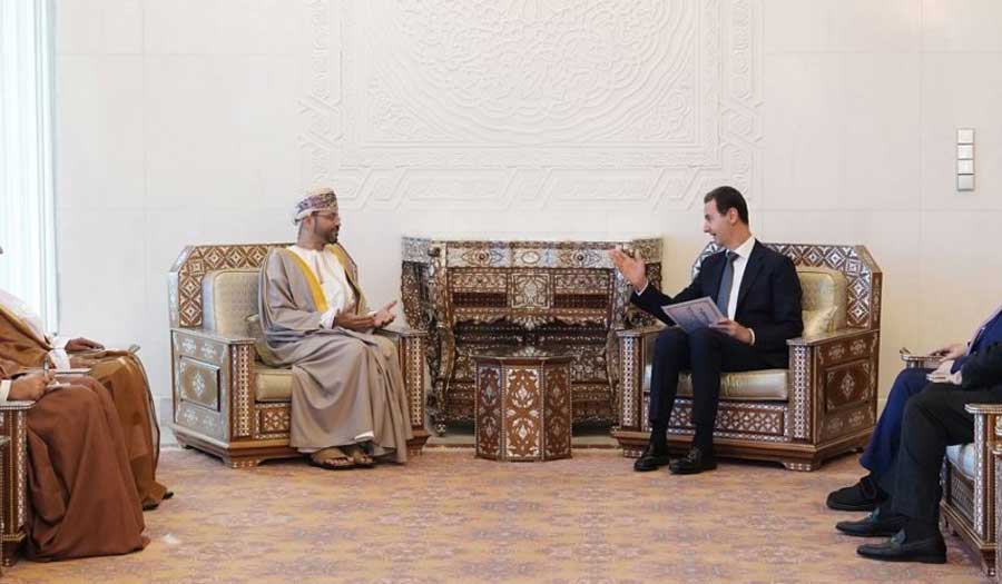 وزير خارجية عمان يلتقي الرئيس السوري لبحث القضايا الثنائية والدولية