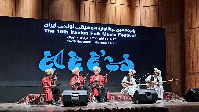 الحفل الختامي لمهرجان الموسيقى لمناطق إيران 
