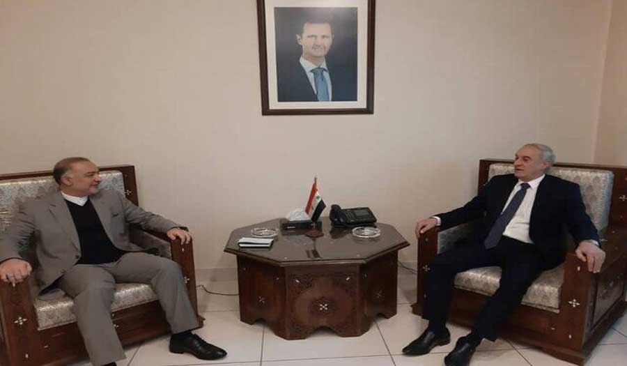 السفير الإيراني في دمشق يلتقي مساعد وزير الخارجية السوري