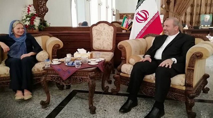 السفير الايراني والمندوبة الاممية في العراق يبحثان الامن الاقليمي