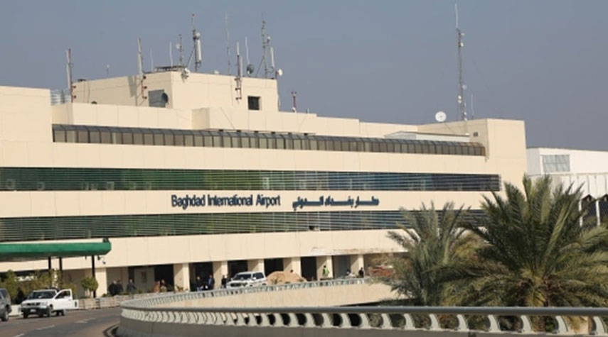 عودة الحركة الملاحية في مطار بغداد بعد توقفها مؤقتاً