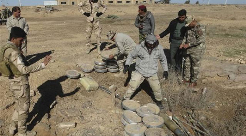 القوات العراقية تعثر على 24 صفيحة مفخخة معدة للتفجير في كركوك