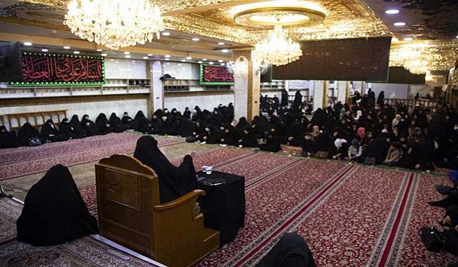 شعبة التوجيه الديني للعتبة العباسية تعقد مجلس عزاء بذكرى شهادة الزهراء (ع)