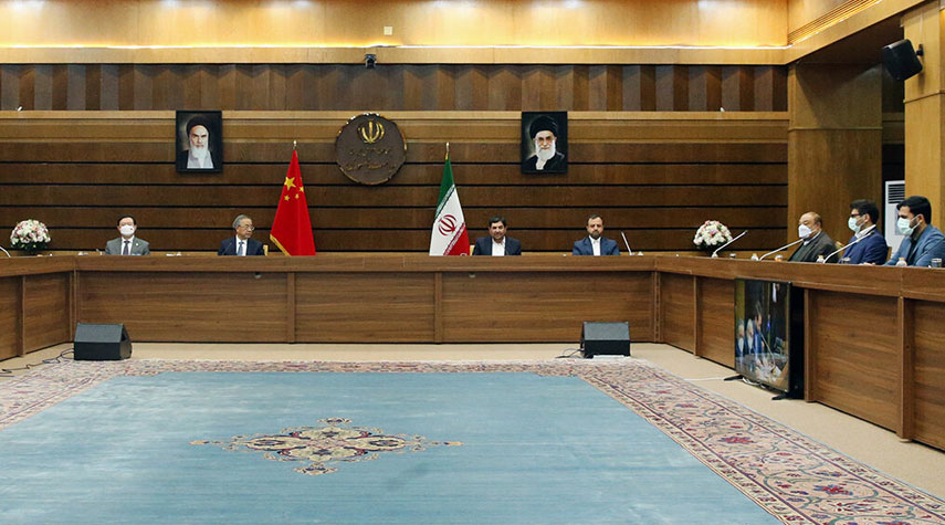 بدء اجتماع "التعاون الشامل بين إيران والصين" في طهران