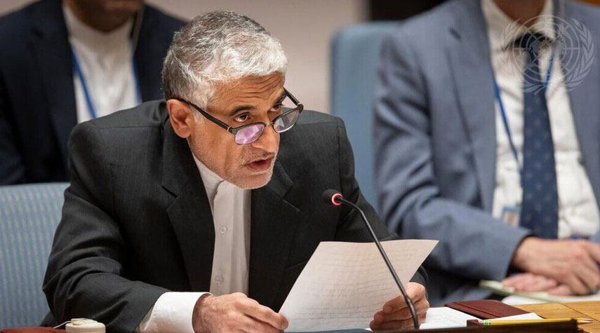ايران: اميركا تنتهك سياقات الامم المتحدة بغطرسة ونفاق
