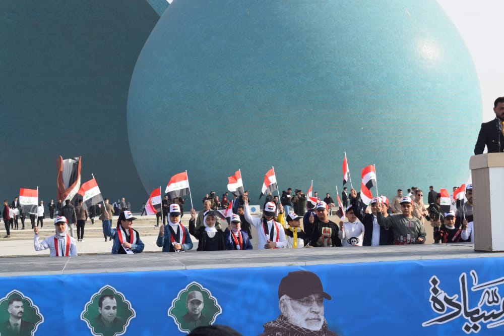 افتتاح المخيم الثقافي الفني لقادة النصر في بغداد