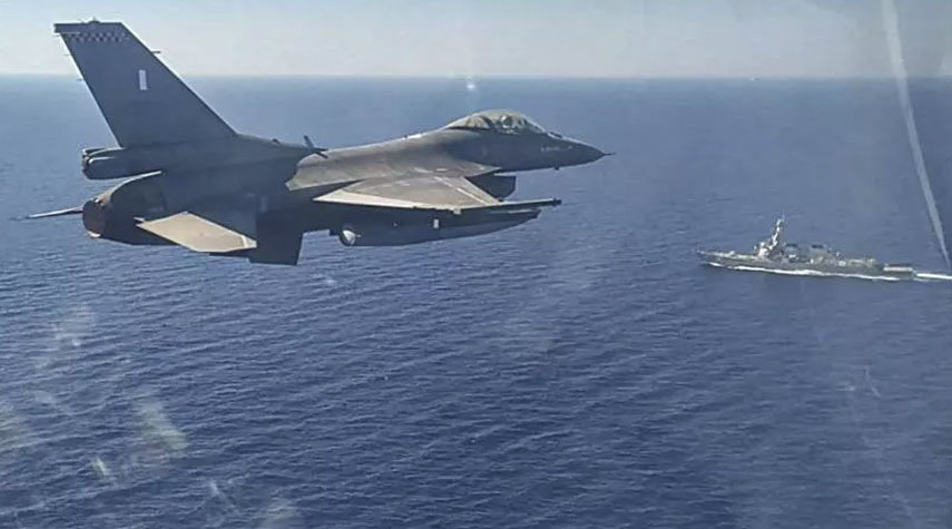 سلاح الجو اليوناني يعترض مقاتلات تركية فوق بحر إيجه