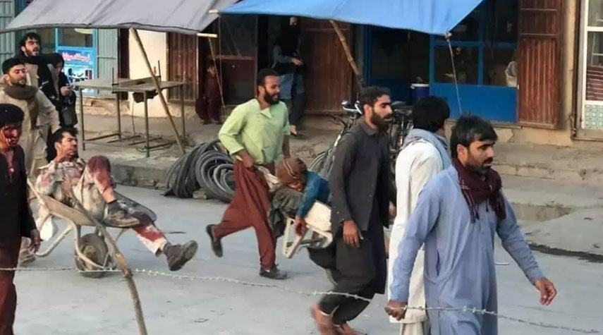 ضحايا وجرحى بانفجار مسجد في كابل