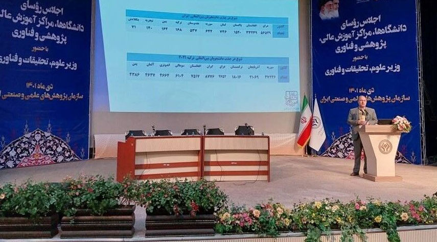 وزارة العلوم الإيرانية: 94 ألف طالب أجنبي يدرسون في إيران