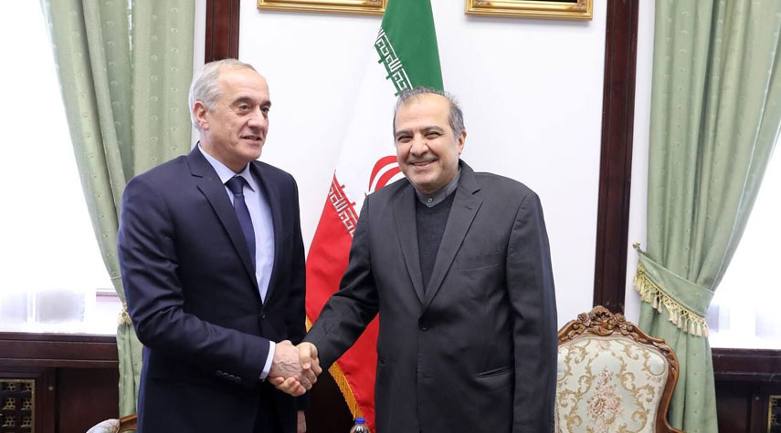 معاون وزير الخارجية السوري يلتقي في طهران كبير مستشاري وزير الخارجية الإيراني