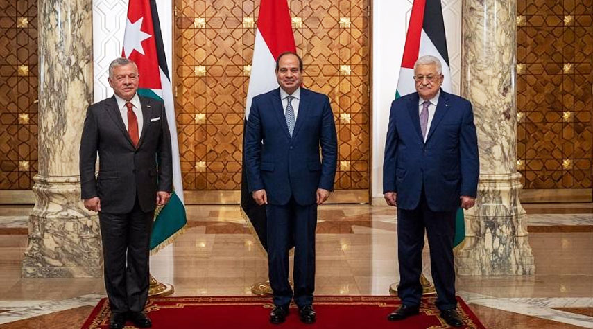عقد قمة ثلاثية مصرية أردنية فلسطينية بالقاهرة